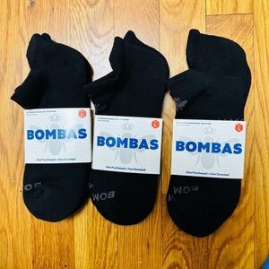 COPY - COPY - Bombas Black Athletic Socks Cushioned Comfort set of 3